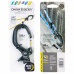Mosquetão com tensor de corda Nite Ize CamJam SlideLock Rope Tightener Grande