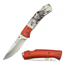 Canivete Manual Master Cutlery Elk Ridge ER-2012 BR Drop Point