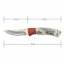 Canivete Manual Master Cutlery Elk Ridge ER-2012 EK Drop Point