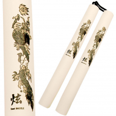 Nunchaku revestido de espuma branco cordão em nylon