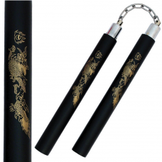 Nunchaku revestido de espuma preto