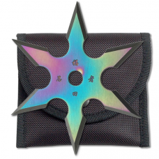 Estrela de arremesso Master Cutlery shuriken 6 pontas Rainbow