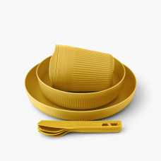STS-ACK037051-120917 - PASSAGE DINNERWARE SET - [1P] [7 PIECE] - YELLOW - STS-ACK037051-120917 - CONJUNTO PLASTICO DE JA Novo