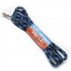 Guia p/ coleiras 1,5m - Teal, preto e azul royal