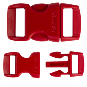 Fecho para pulseiras em paracord - 58 libras - Vermelho