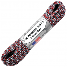 Paracord Atwood 550lb (30m) Red Camo