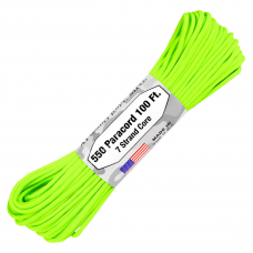 Paracord Atwood 550lb (30m) Verde Neon