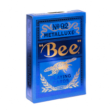 Baralho BEE Blue Metalluxe