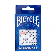 Cartela com 10 dados de 6 lados Bicycle