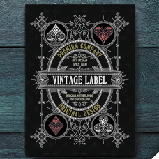 Baralho Murphy's Magic Vintage Label (Gold Gilded Black Edition)