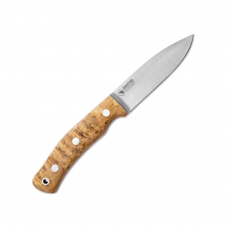 Faca Casström No. 10 Swedish Forest Knife Curly Birch / Inox / Full-flat