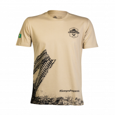 Camiseta Crosster Pneu Tan P