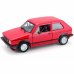 Miniatura Bburago 1979 VW Golf GTI MK1 1/24 Vermelho