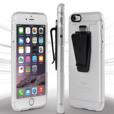 Capa rígida para iPhone SE2 / 8 / 7 / 6s / 6 com clip para bolso transparente Nite Ize