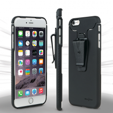 Capa rígida para iPhone 8 Plus / 7 Plus / 6s Plus / 6 Plus com clip para bolso cor preta Nite Ize