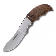 Bez Tine Skinner - Faca CRKT skinner com tala de madeira texturizada. Acompanha bainha.