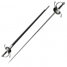 Espada Cold Steel Ribbed Sheel Swept Hilt Rapier