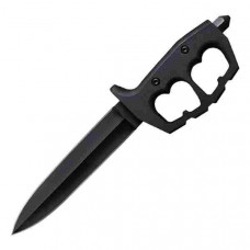 Faca Cold Steel Chaos Double Edge, com empunhadura em alumínio. Acompanha bainha.