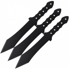 Conjunto facas de arremesso modelo gladius com bainha em nylon