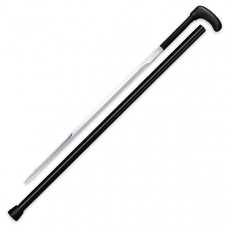 Espada Bengala Cold Steel Heavy Duty, possui ponta para perfuração e afiação lateral