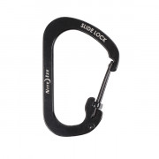 Mosquetão Nite Ize SlideLock Carabiner #6 em aço inox preto