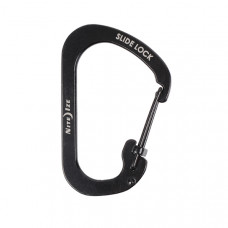 Mosquetão Nite Ize SlideLock Carabiner #6 em aço inox preto