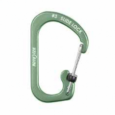 Mosquetão Nite Ize SlideLock Carabiner #3 em alumínio verde oliva