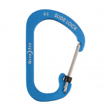 Mosquetão Nite Ize SlideLock Carabiner #4 em alumínio azul