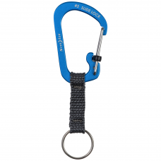 Chaveiro Nite Ize SlideLock Key Ring em alumínio azul