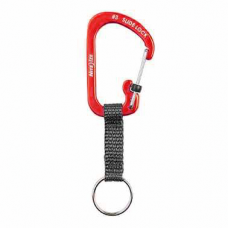 Chaveiro em alumínio Mosquetão Nite Ize SlideLock Key Ring CSLAW3-03-R6 vermelho