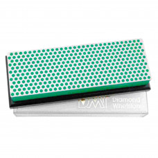 Pedra de afiação DMT Diamond Whetstone 6″ extra-fina (1200) c/ base plástica e tampa