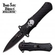 Canivete Dark Side Blades by Master Cutlery abertura assistida DS-A014BK