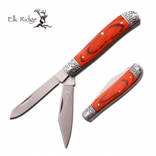 Canivete Elk-Ridge by Master Cutlery tala em madeira ER-220DB