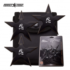 Kit estrela de arremesso shuriken com 4 unidades