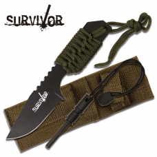 Faca Survivor full tang com pederneira