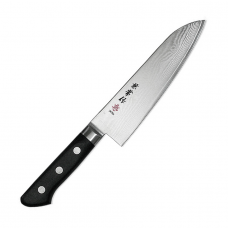 Faca Santoku Kanetsune aço VG-10 Damasco com 33 camadas cabo em POM (acetal resin)