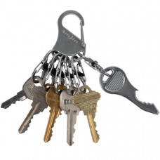 Chaveiro Nite Ize KeyRack Locker Steel S-Biner em aço inox