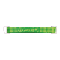 Suporte para cabeça Ledlenser para modelo SEO3 cor verde