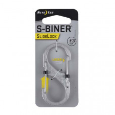 S-biner trava slidelock #3 em aço inox - LSB3-11-R6 Nite Ize