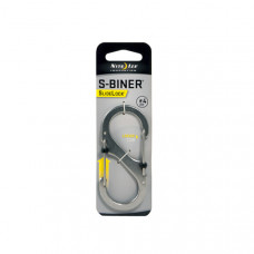 Mosquetão Nite Ize S-Biner SlideLock #4 em aço inox