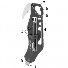 Chaveiro Leatherman Pump com 8 funções