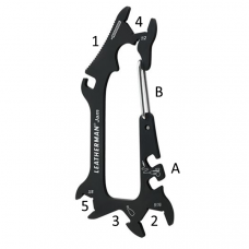 Mosquetão Leatherman JAM com 5 funções
