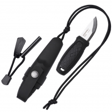 Faca Morakniv Eldris (S) preta c/ Fire Kit