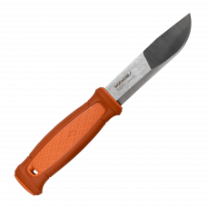 Faca Morakniv Kansbol (S) laranja queimado c/ bainha Multi-Mount