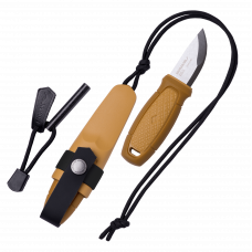 Faca Morakniv Eldris (S) amarela c/ Fire Kit