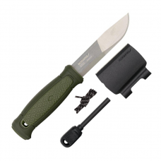 Faca Morakniv Kansbol (S) verde c/ Kit de sobrevivência