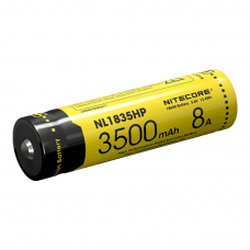 Bateria 18650 recarregável de lítio Nitecore NL1835HP de alta drenagem 8A