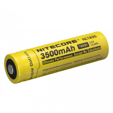 Bateria Nitecore 18650 de lítio com 3500 mAh