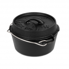 Panela de ferro Petromax Dutch Oven ft1 c/ base plana