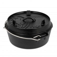 Panela de ferro Petromax Dutch Oven ft4.5 c/ base plana